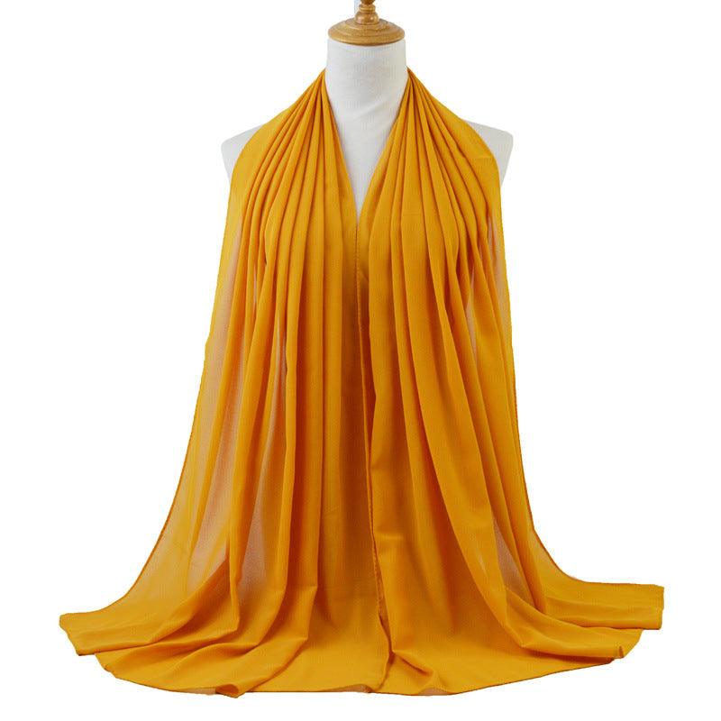 Chiffon monochromatic scarf - Try Modest Limited