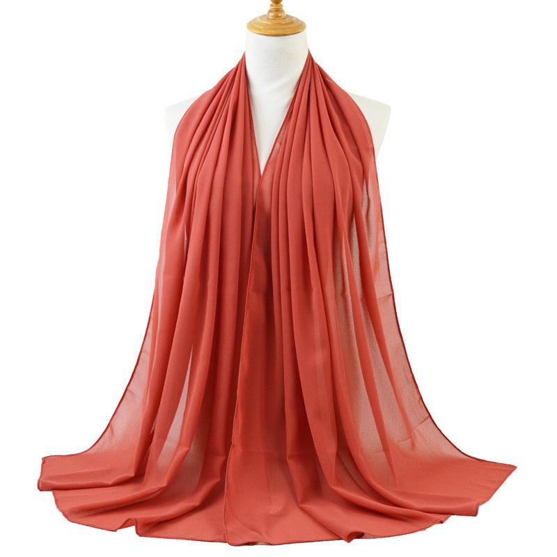 Chiffon monochromatic scarf - Try Modest Limited