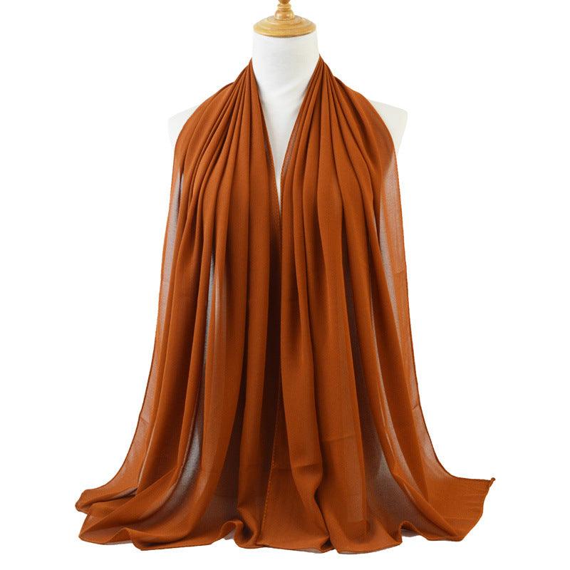 Chiffon monochromatic scarf - Try Modest Limited