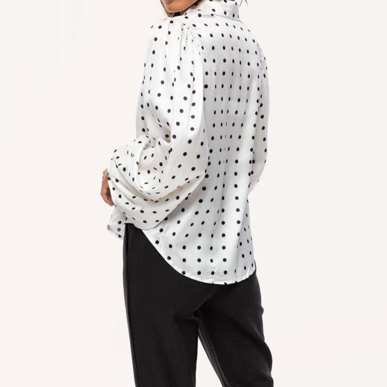 Chiffon shirt women's long sleeve shirt - Try Modest Limited