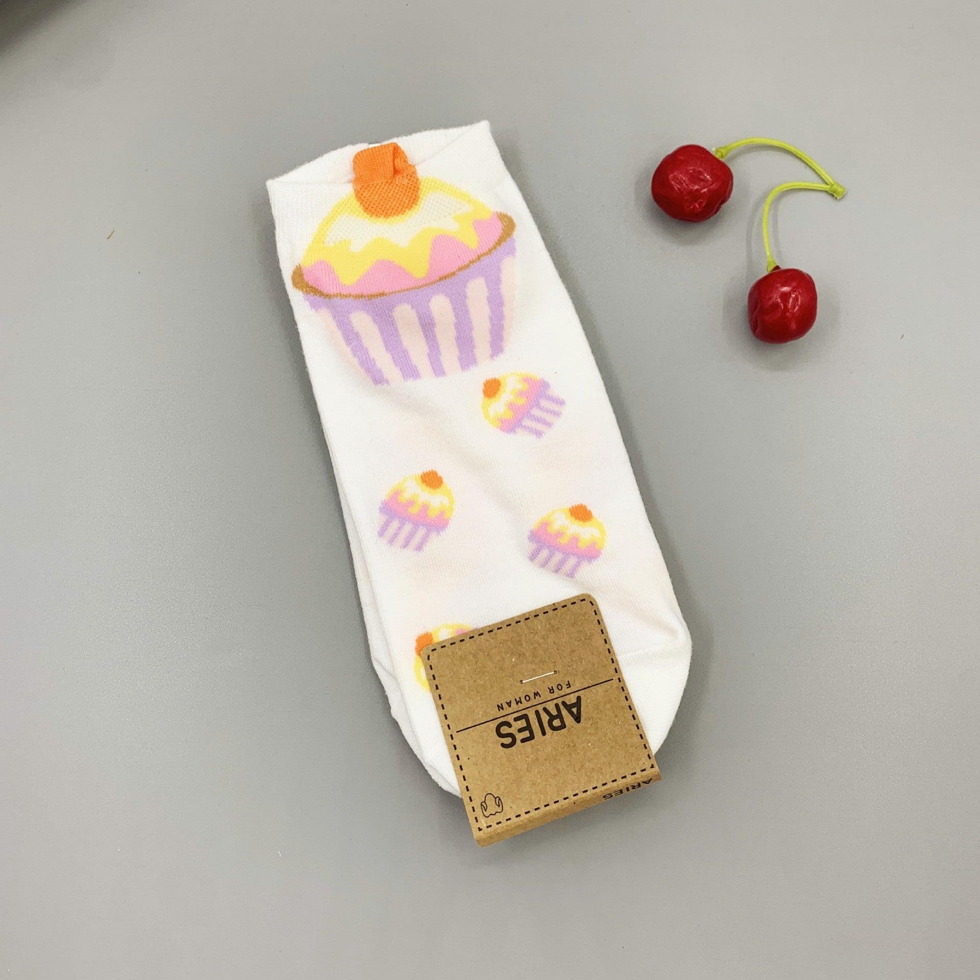 Cute Cupcake women's socks - Try Modest Limited 