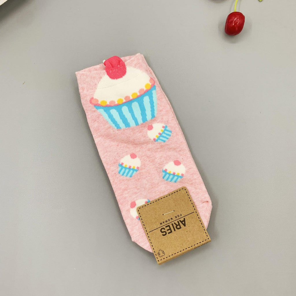 Cute Cupcake women's socks - Try Modest Limited