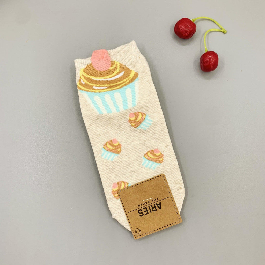 Cute Cupcake women's socks - Try Modest Limited