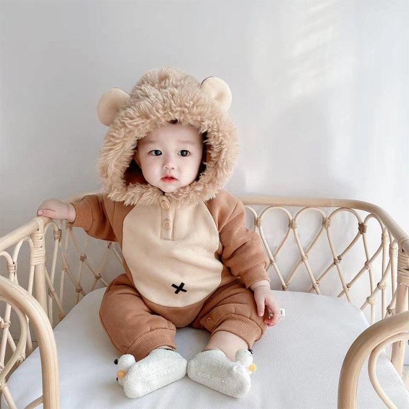 Cute hooded Lion romper - Try Modest Limited