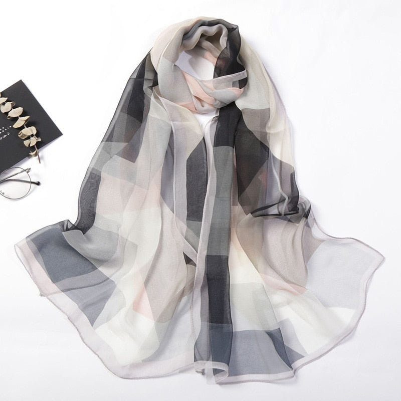 Elegant Chiffon Georgette Bandana Scarf - Try Modest Limited