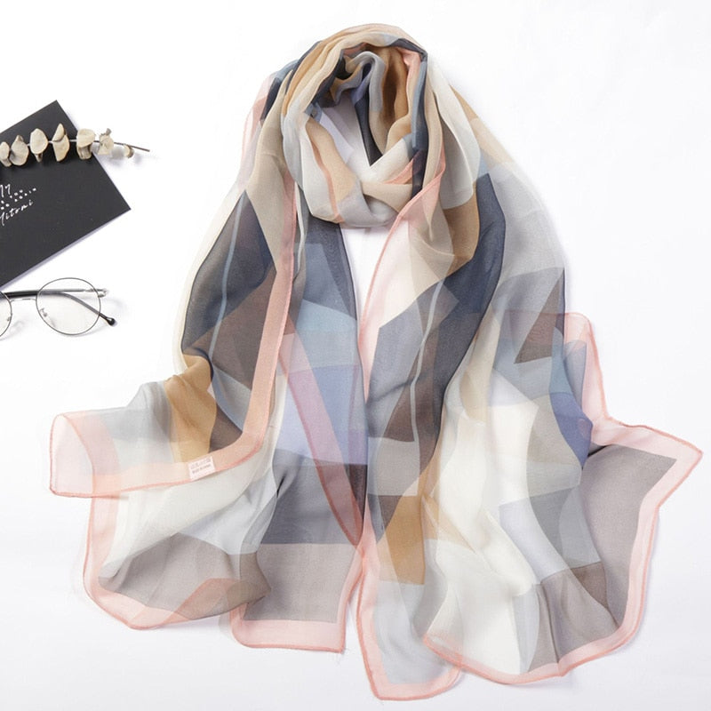 Elegant Chiffon Georgette Bandana Scarf - Try Modest Limited