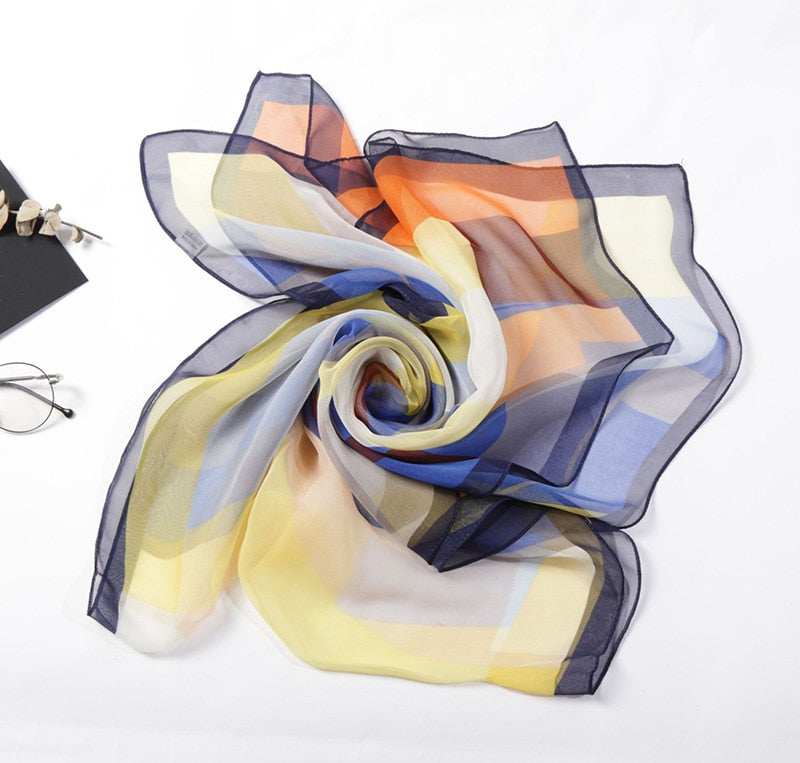 Elegant Chiffon Georgette Bandana Scarf - Try Modest Limited