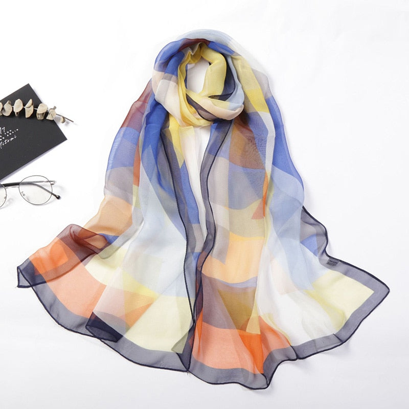 Elegant Chiffon Georgette Bandana Scarf - Try Modest Limited