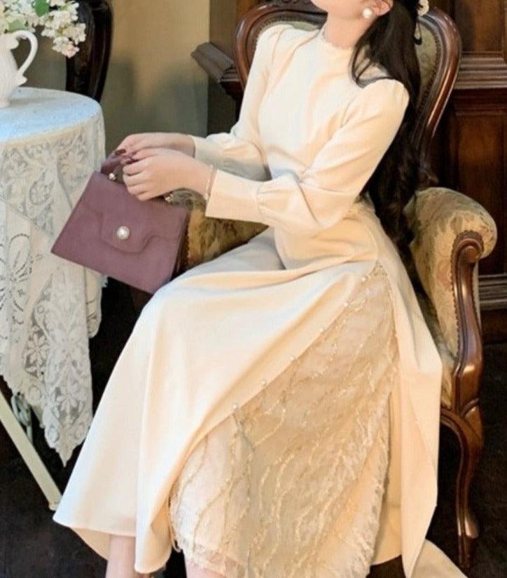 Elegant Evening Party Midi Dress - Try Modest Limited