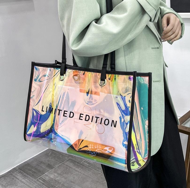 Fashion Transparent PVC Handbag for Women - Try Modest Limited