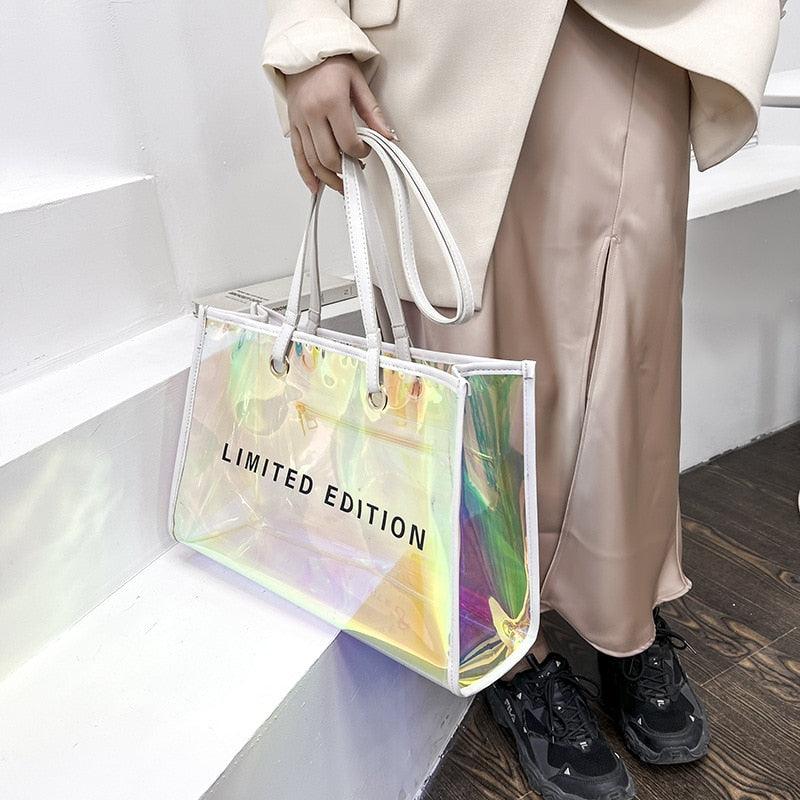 Fashion Transparent PVC Handbag for Women - Try Modest Limited
