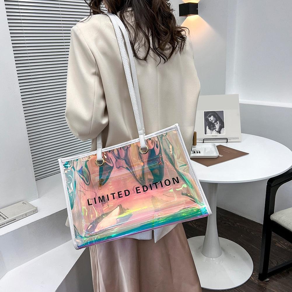 Fashion Transparent PVC Handbag for Women - Try Modest Limited