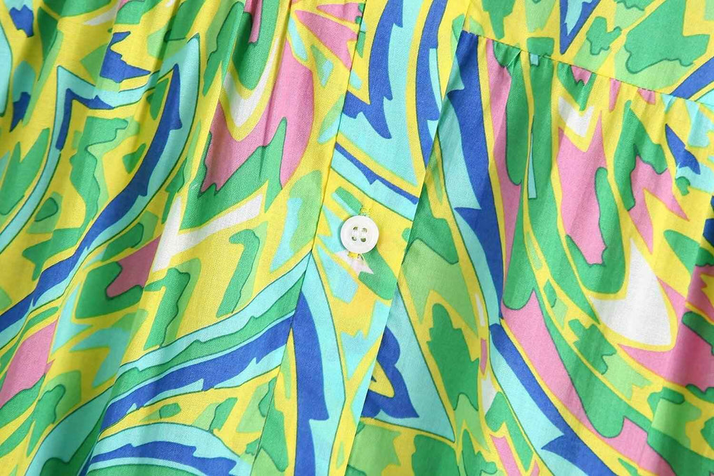 Feel Bright - Floral long sleeve dress - Try Modest Limited