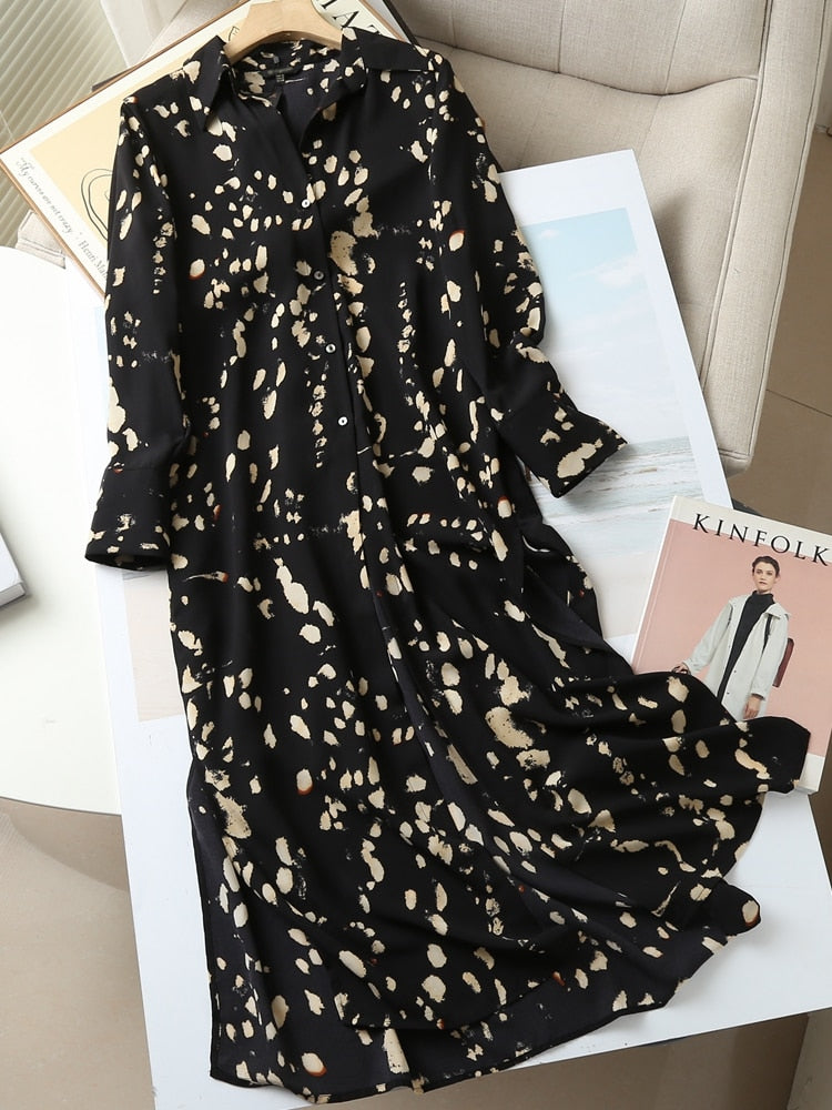 Full Black Midi Dresses | Casual, Smart & Long Sleeve - Try Modest Limited