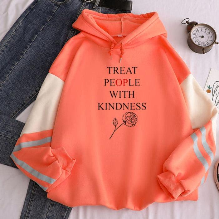 Korean style printed hoodies - Try Modest Limited