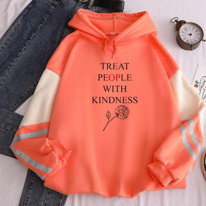 Korean style printed hoodies - Try Modest Limited 