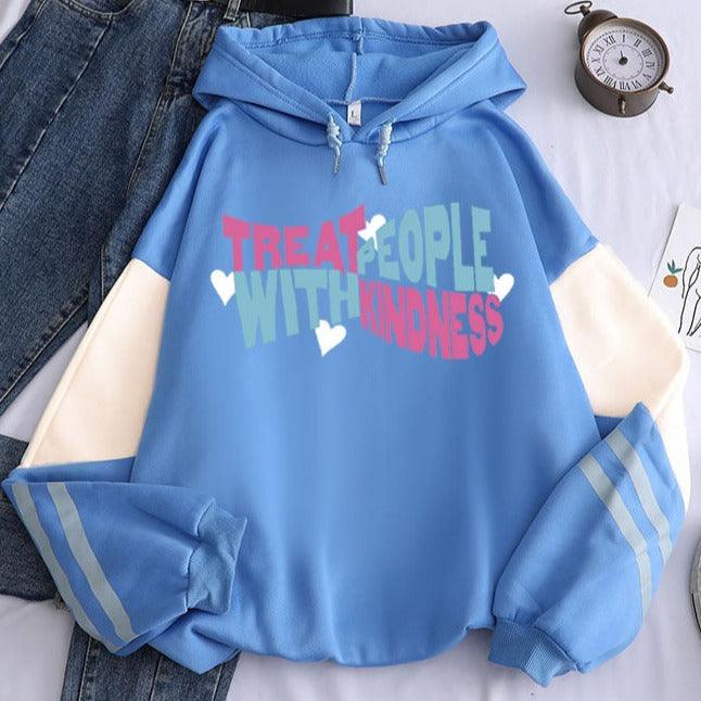 Korean style printed hoodies - Try Modest Limited