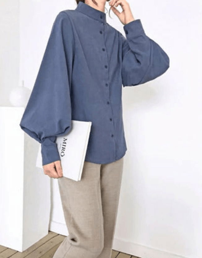 Lantern- Long sleeve blouse shirt - Try Modest Limited