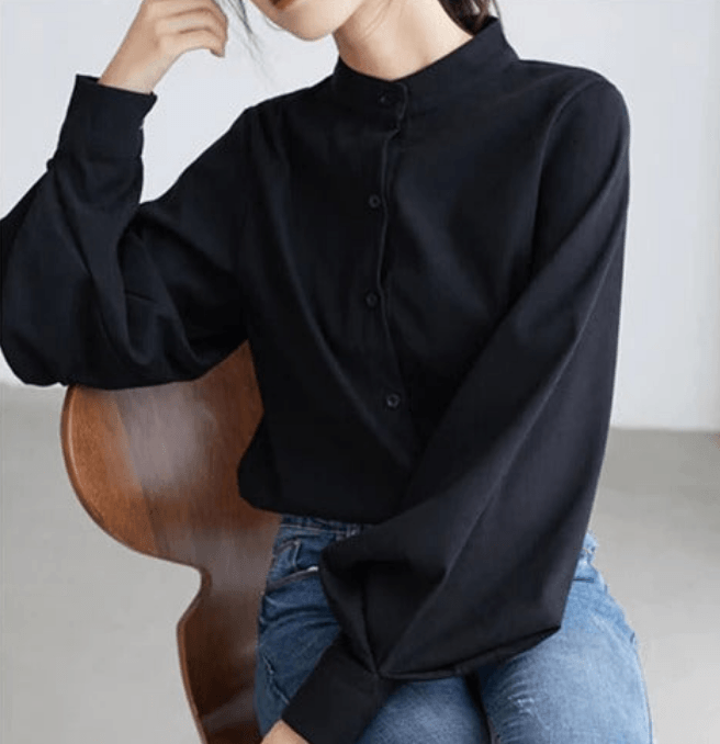 Lantern- Long sleeve blouse shirt - Try Modest Limited