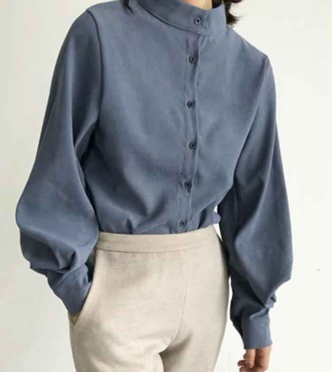 Lantern- Long sleeve blouse shirt - Try Modest Limited