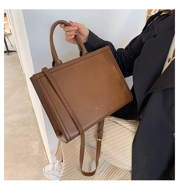 Large capacity tote bag-Women's Handbag - Try Modest Limited