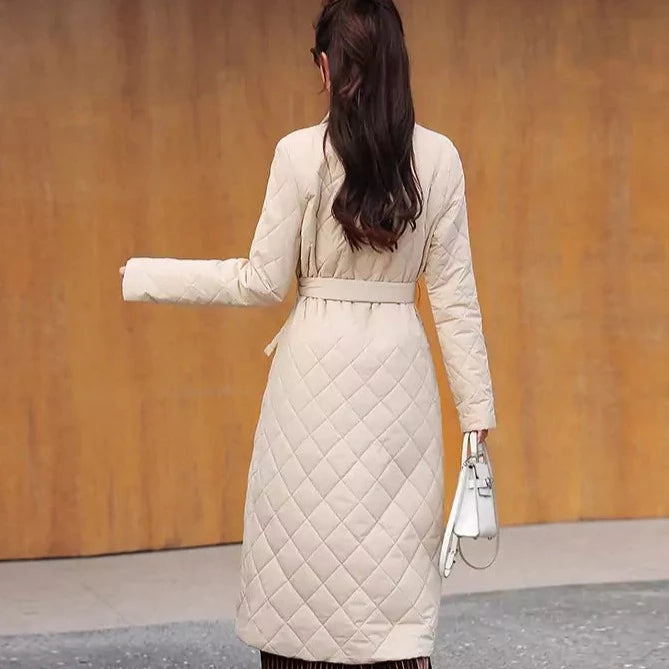 Latest Winter Long Coats for Girls with Adjustable Waist - Try Modest Limited