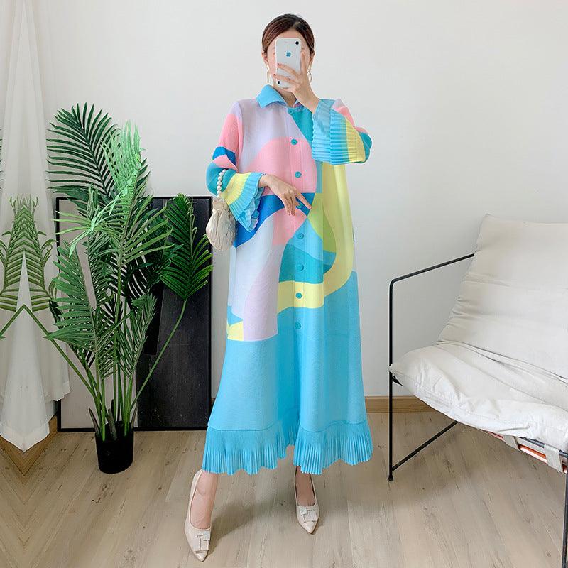 pleated lily dress Pleated Lily Dress Sewing Pattern Puff Sleeves, Bow Back (A4, A0 PDF)