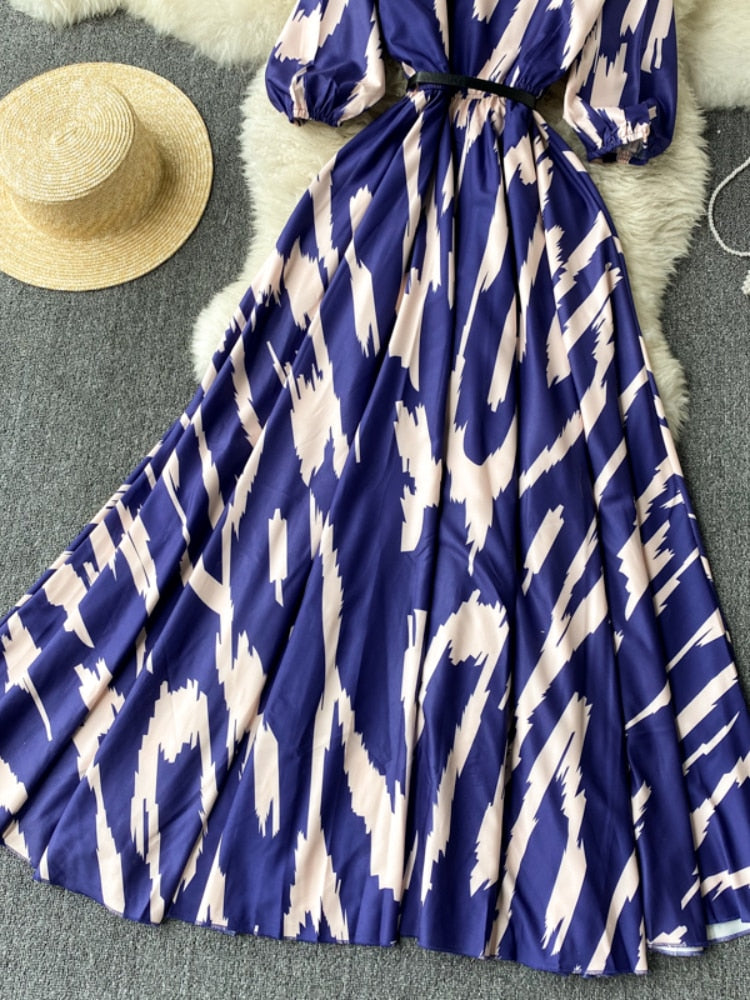 Long O-neck maxi dress Women's Clothing - Try Modest Limited