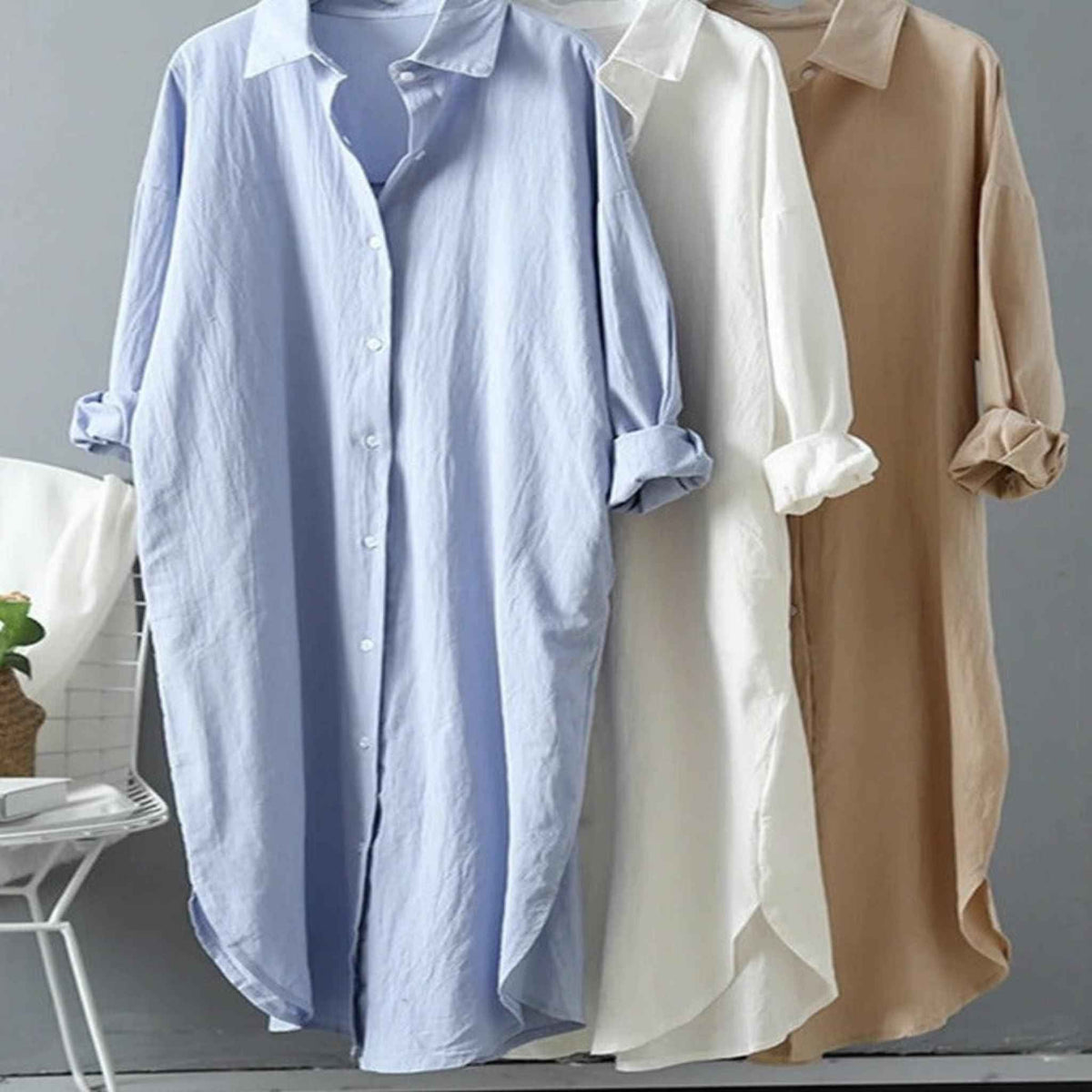 Long sleeve shirt dress for women - Try Modest Limited