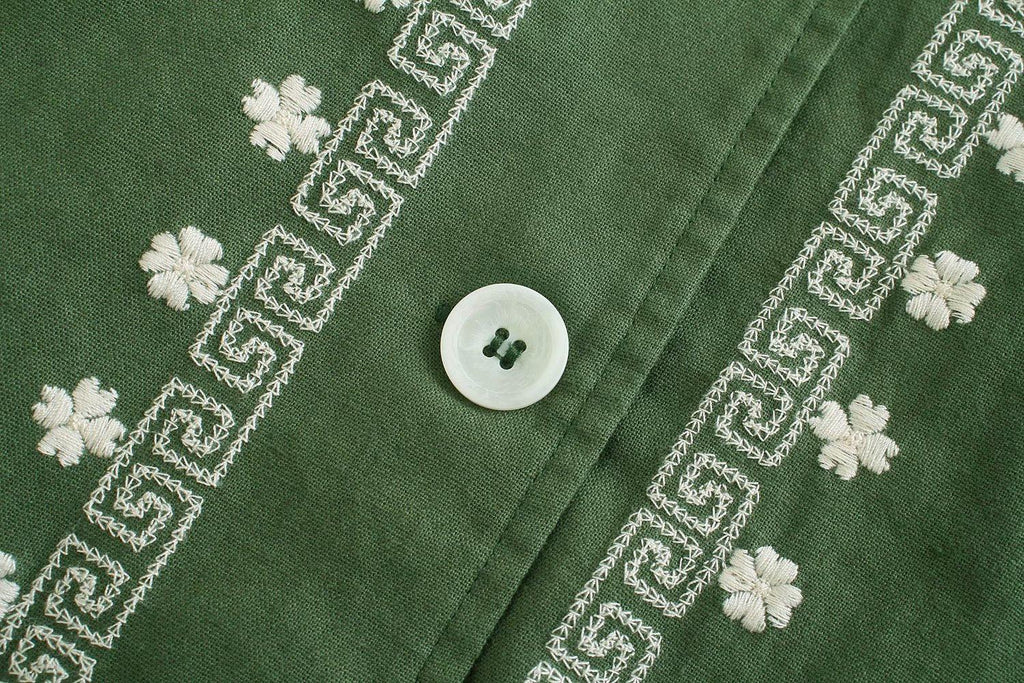 Loose Embroidered Tunic Bomber Jacket - Try Modest Limited