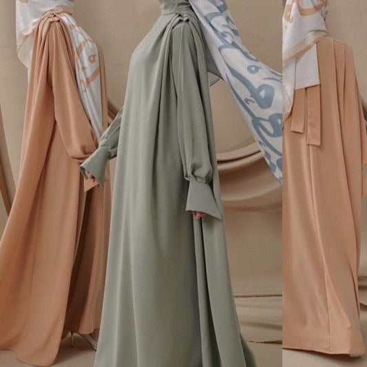 Loose Fitting Middle East Abaya Dress - Try Modest Limited 