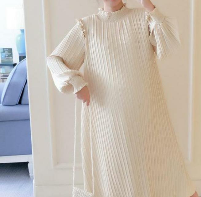 Loose style maternity dress Straight silhouette - Try Modest Limited