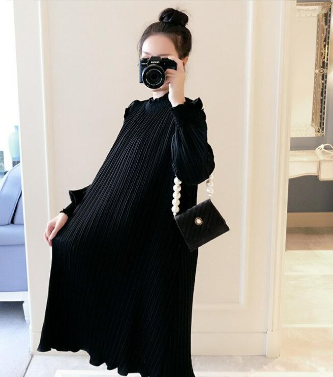 Loose style maternity dress Straight silhouette - Try Modest Limited