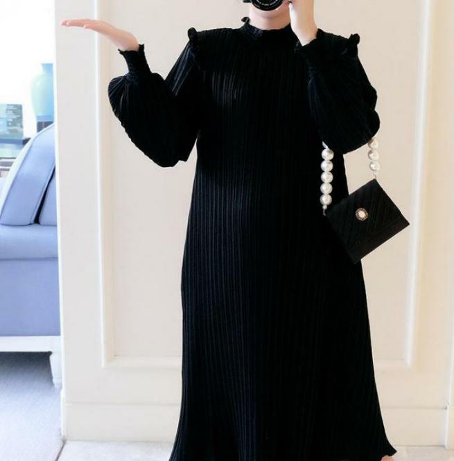 Loose style maternity dress Straight silhouette - Try Modest Limited