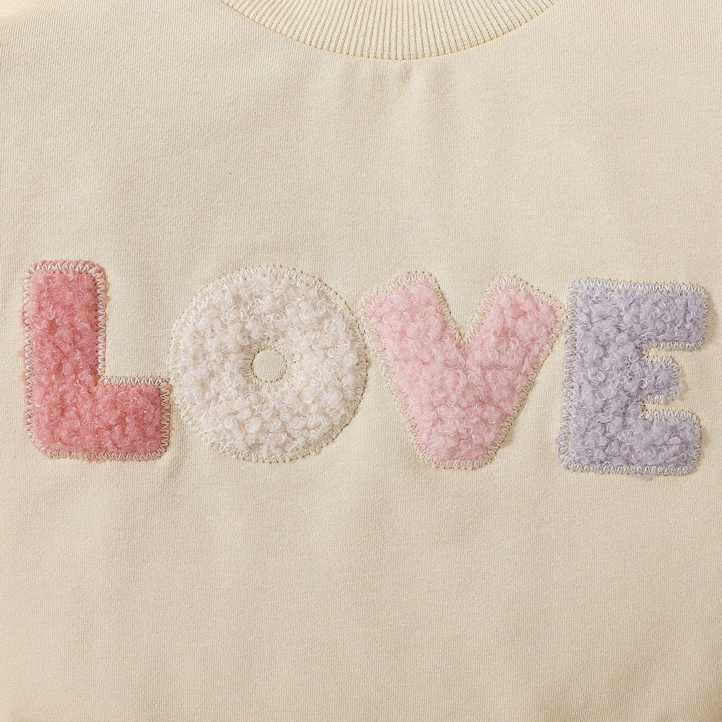 Love embroidered long-sleeved romper - Try Modest Limited