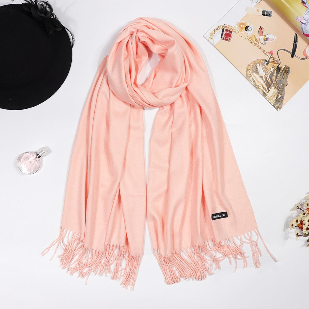 Luxury Elegant Cashmere Women's scarf - Try Modest Limited