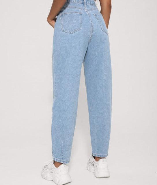 Mid-waist light jeans - Try Modest Limited 