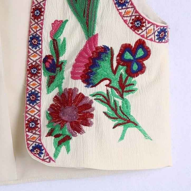 Patchwork- vest jacket for women - Try Modest Limited