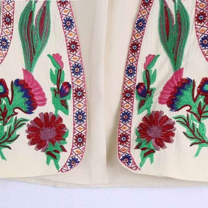 Patchwork- vest jacket for women - Try Modest Limited