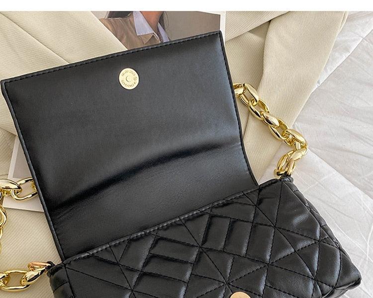 Plaid shoulder women's handbag - Try Modest Limited