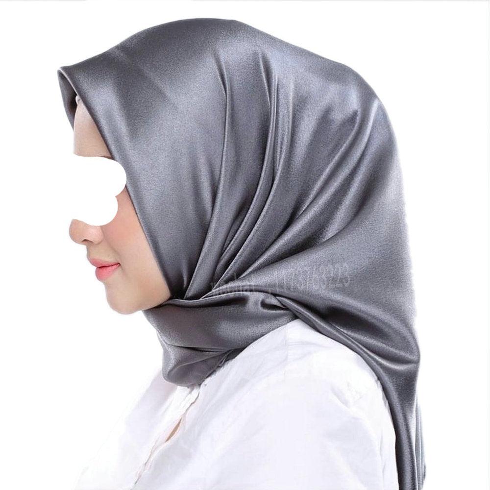 Satin Imitation Silk Scarf - Try Modest Limited