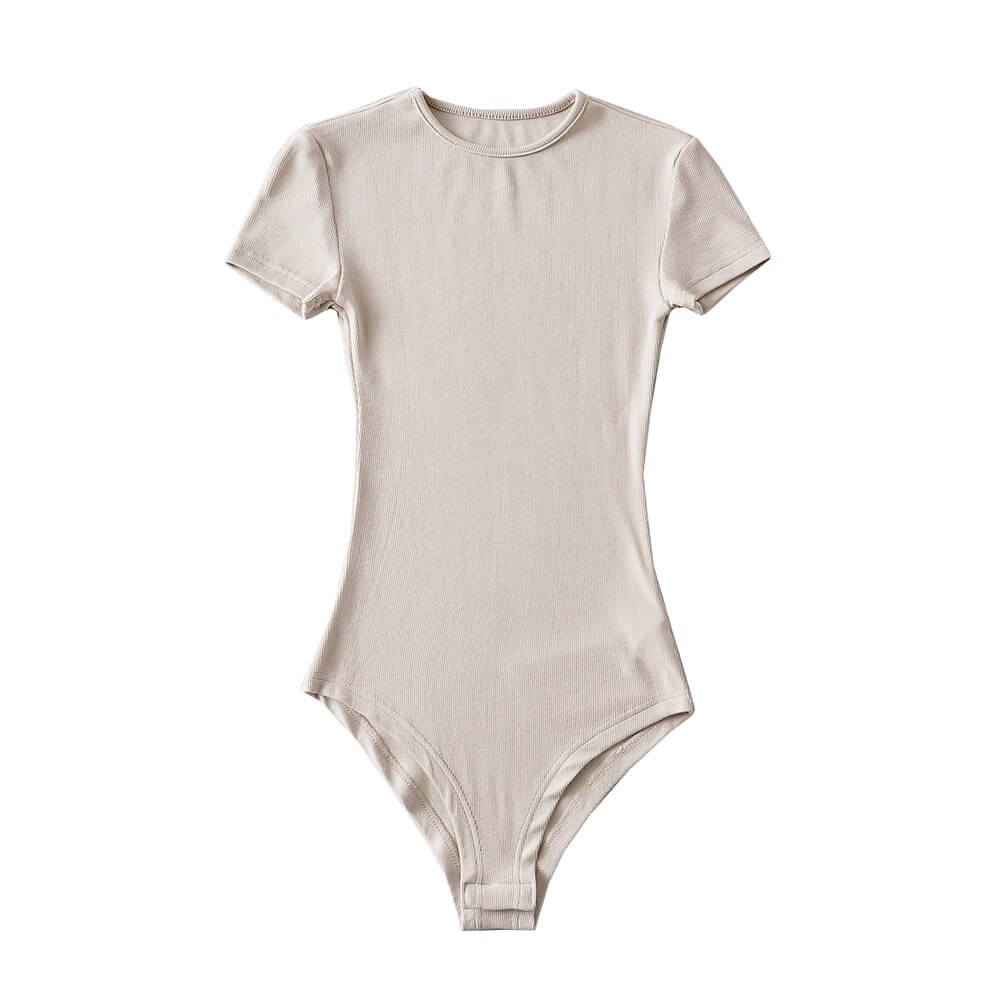 Short sleeve bodysuit- Casual romper for women - Try Modest Limited