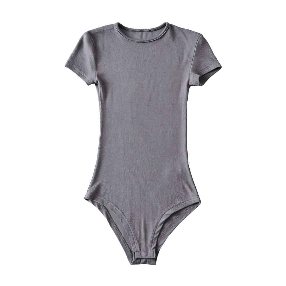 Short sleeve bodysuit- Casual romper for women - Try Modest Limited
