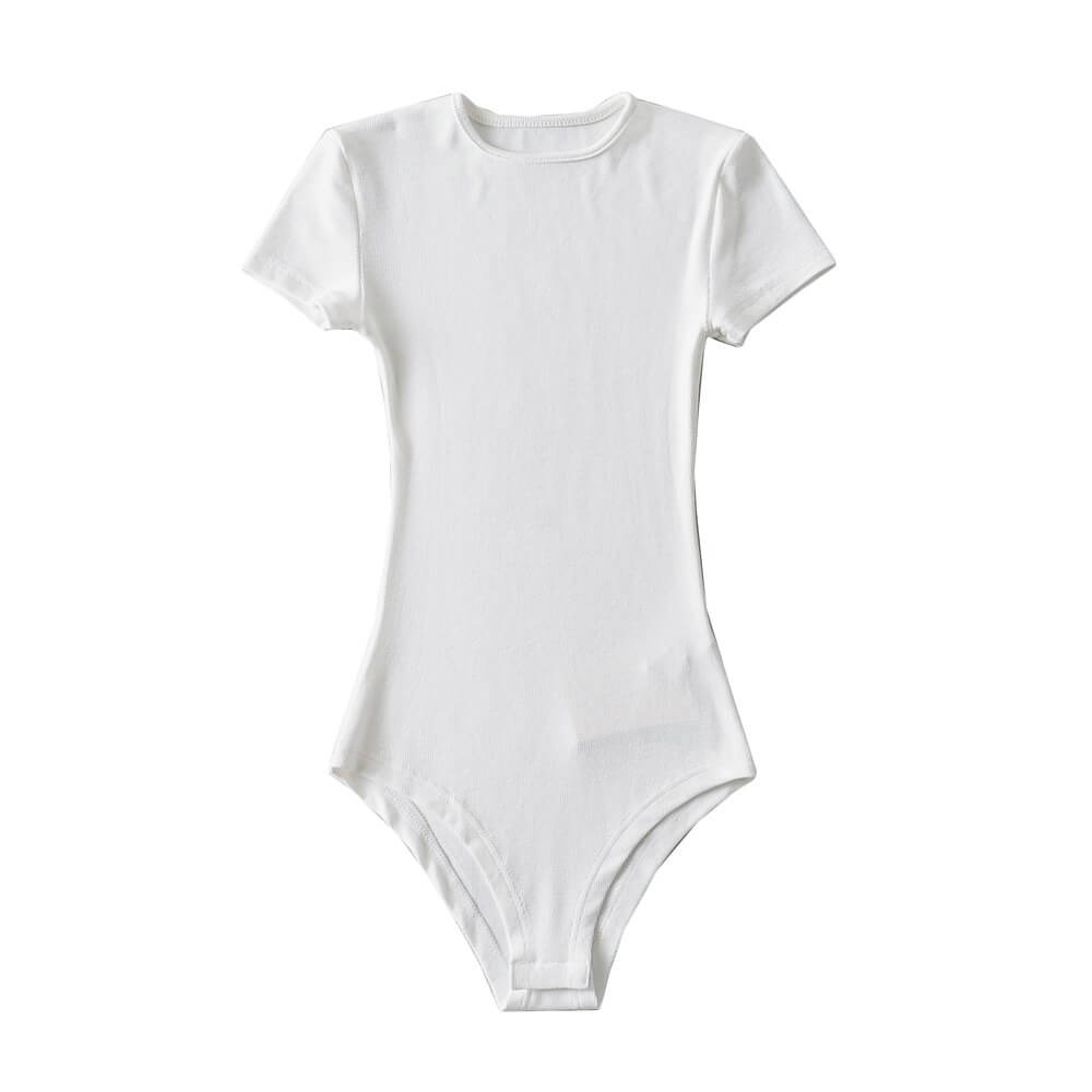 Short sleeve bodysuit- Casual romper for women - Try Modest Limited