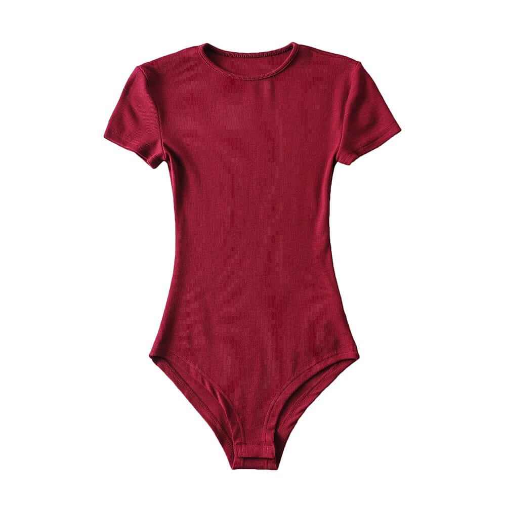 Short sleeve bodysuit- Casual romper for women - Try Modest Limited