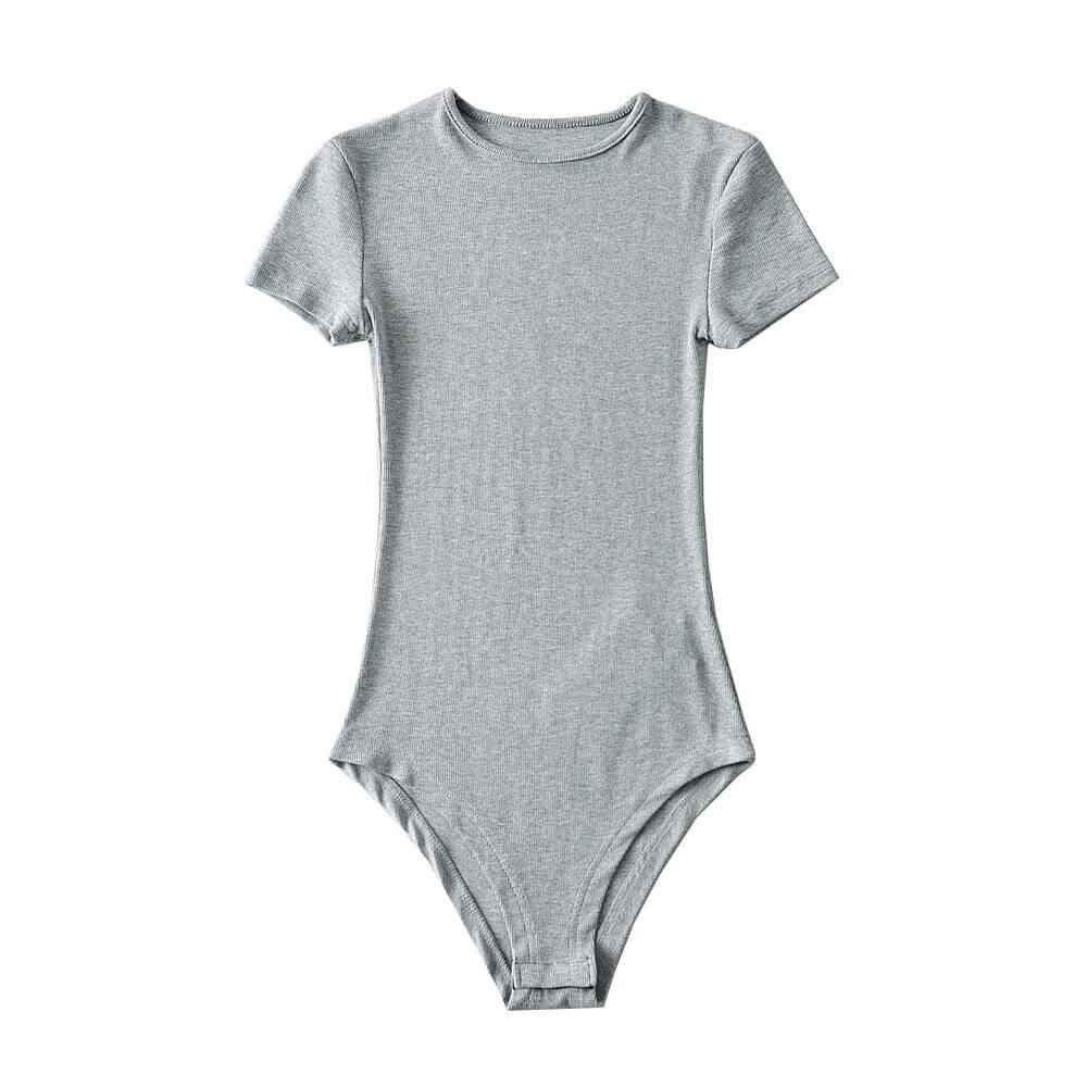 Short sleeve bodysuit- Casual romper for women - Try Modest Limited