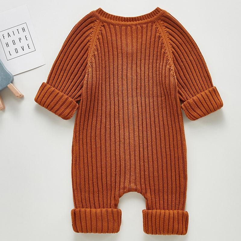 Solid Knitted jumpsuits for babies - Try Modest Limited
