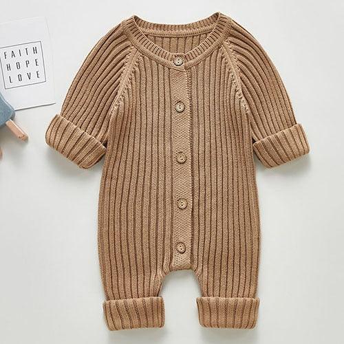 Solid Knitted jumpsuits for babies - Try Modest Limited
