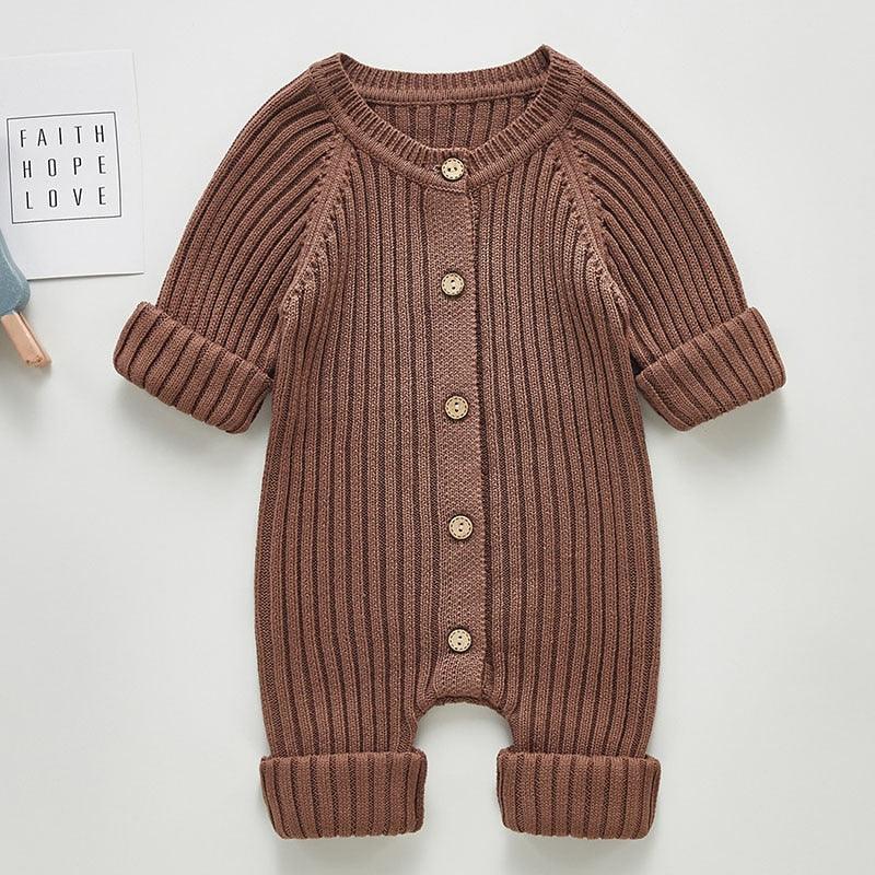 Solid Knitted jumpsuits for babies - Try Modest Limited