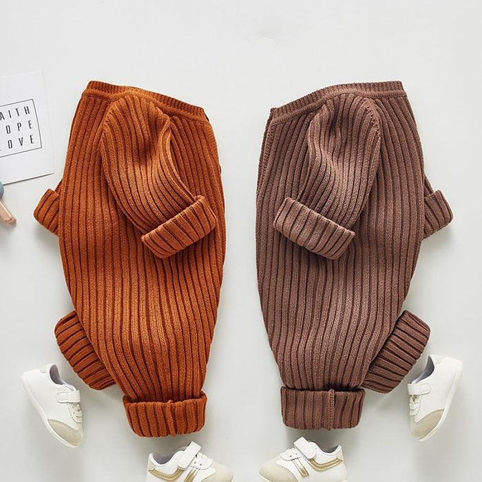 Solid Knitted jumpsuits for babies - Try Modest Limited